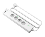 Meross Inteligentna listwa zasilająca 4xUSB MSS425FHK(EU) (WiFi) - 733674 - zdjęcie 1